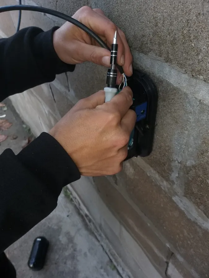 Conexionado de sensor de seguridad