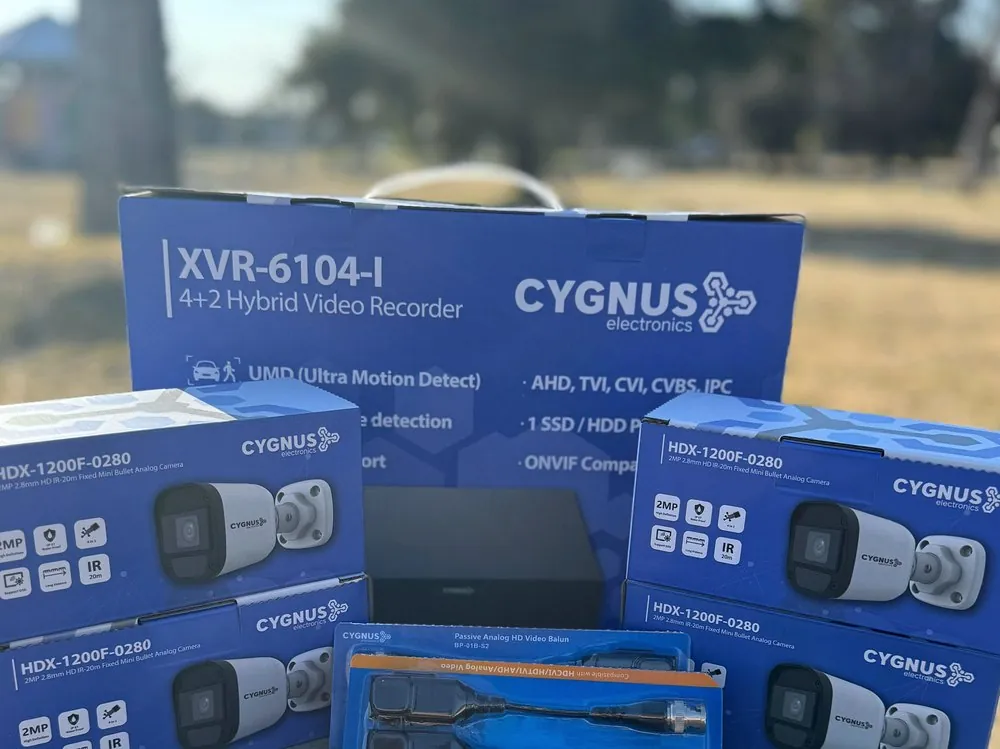 Kit CYGNUS: cámara bullet HD y grabador XVR