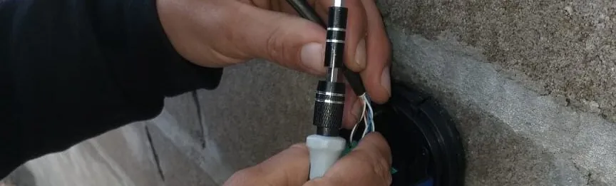 Cableado prolijo de un sensor de seguridad